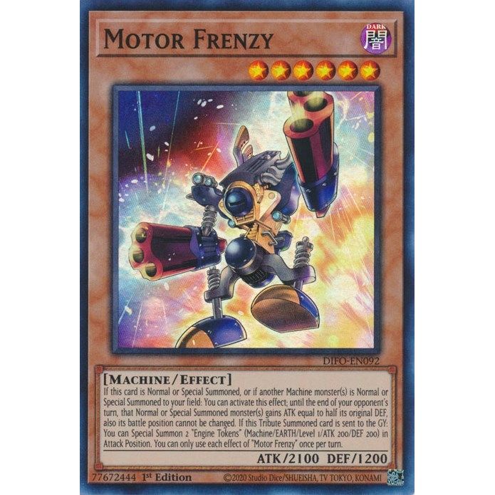 Image for Motor Frenzy (DIFO-EN092) (DIFO) - YuGiOh
