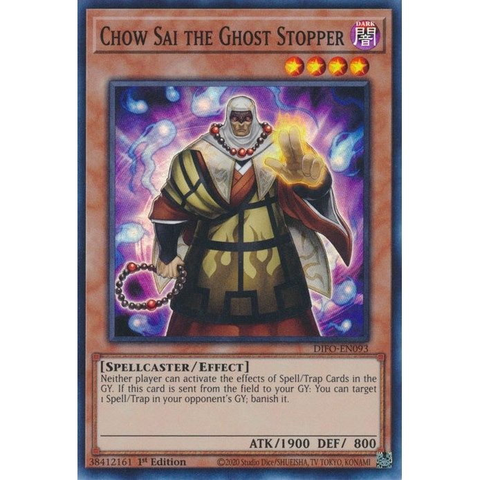 Image for Chow Sai the Ghost Stopper (DIFO-EN093) (DIFO) - YuGiOh