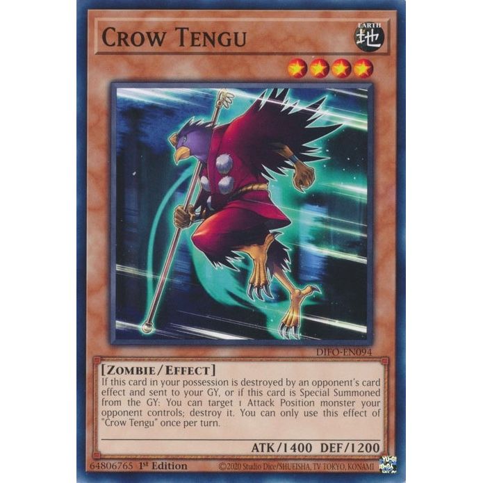 Image for Crow Tengu (DIFO-EN094) (DIFO) - YuGiOh
