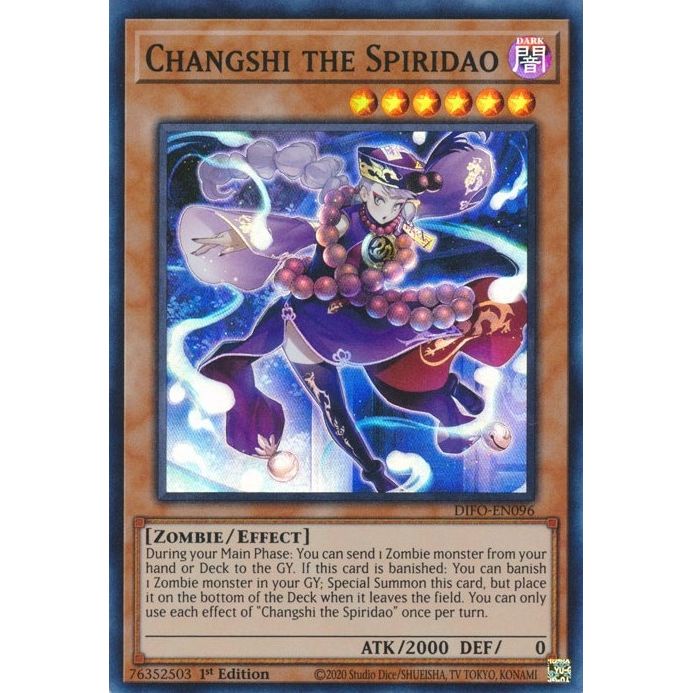 Image for Changshi the Spiridao (DIFO-EN096) (DIFO) - YuGiOh