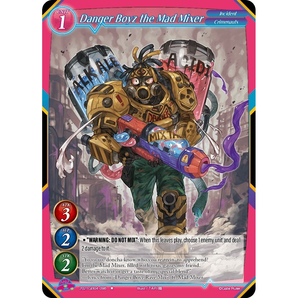 Image for Danger Boyz the Mad Mixer (2021GB04-098) - Gate Ruler