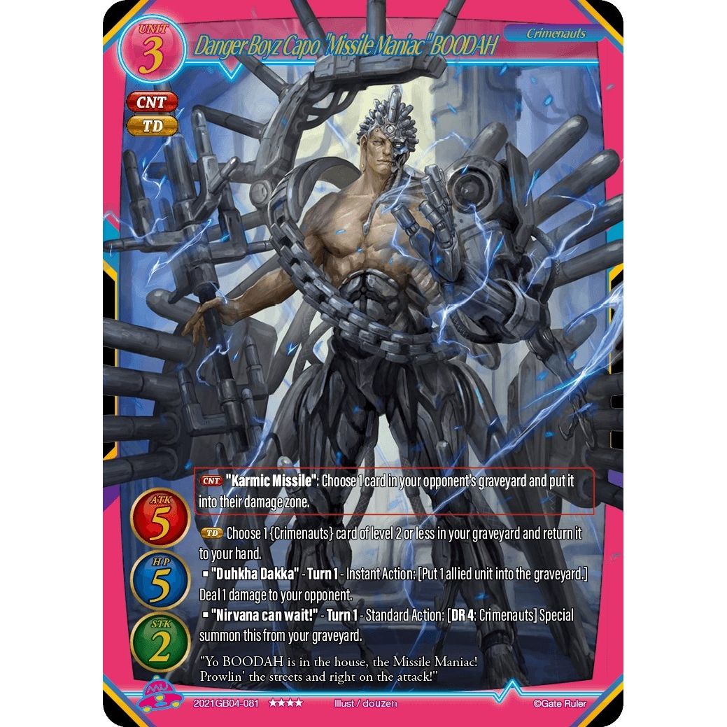 Image for Danger Boyz Capo "Missile Maniac" BOODAH (2021GB04-081) - Gate Ruler