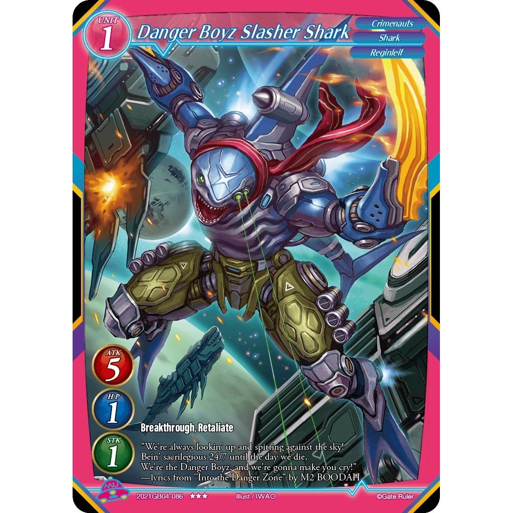 Image for Danger Boyz Slasher Shark (2021GB04-086) - Gate Ruler