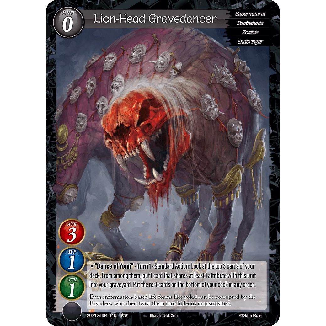 Image for Lion-Head Gravedancer (2021GB04-110) - Gate Ruler