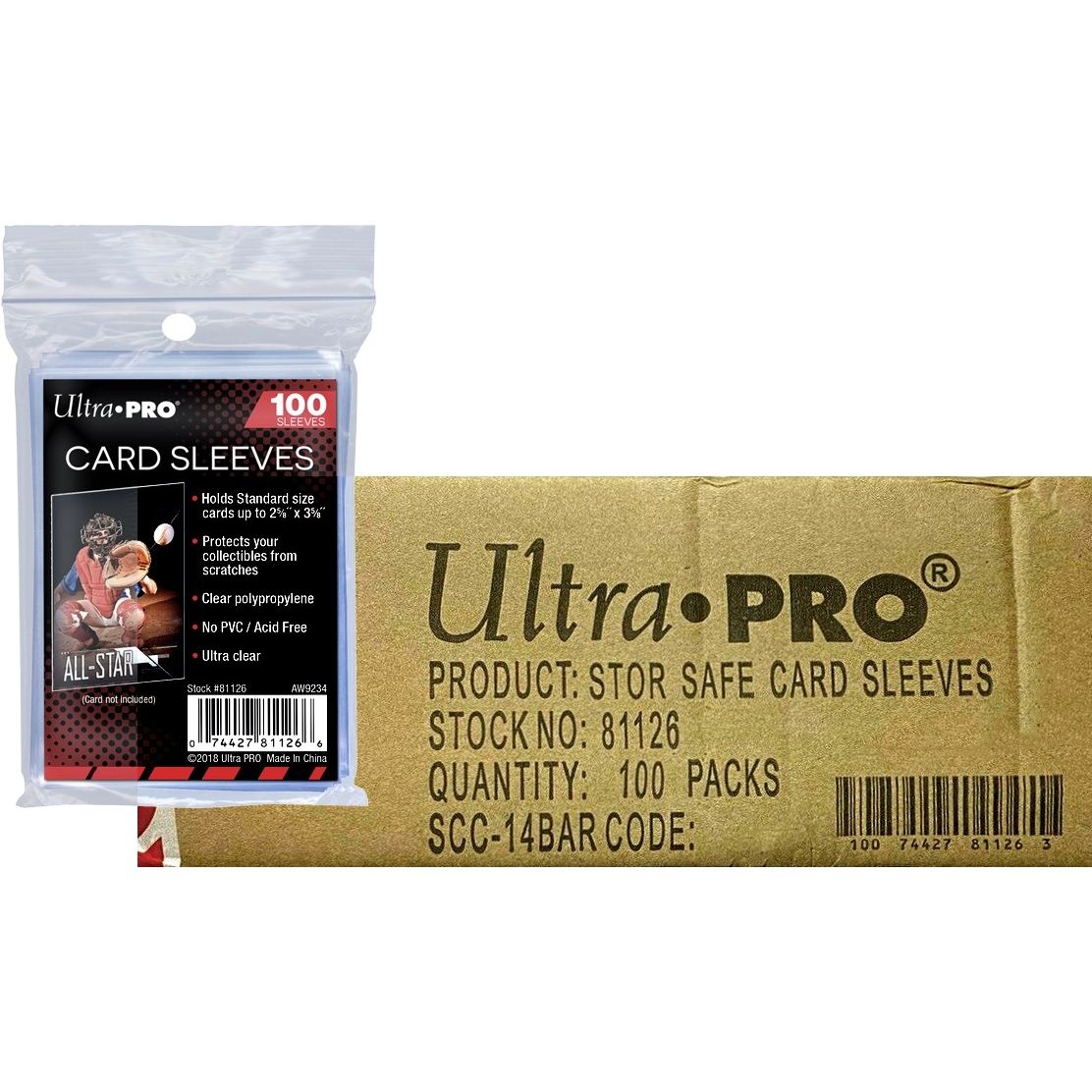 Image for Ultra Pro Soft Card Sleeve Box Case - Standard (10,000-Pack) - Card Sleeves