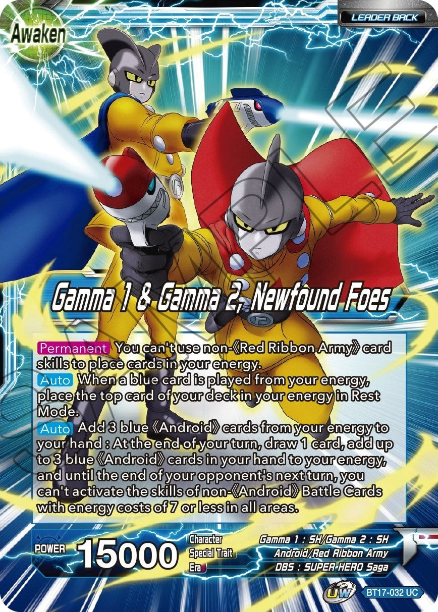 Image for Gamma 1 & Gamma 2 // Gamma 1 & Gamma 2, Newfound Foes (BT17-032) (DBS-B17) - Dragon Ball Super: Masters