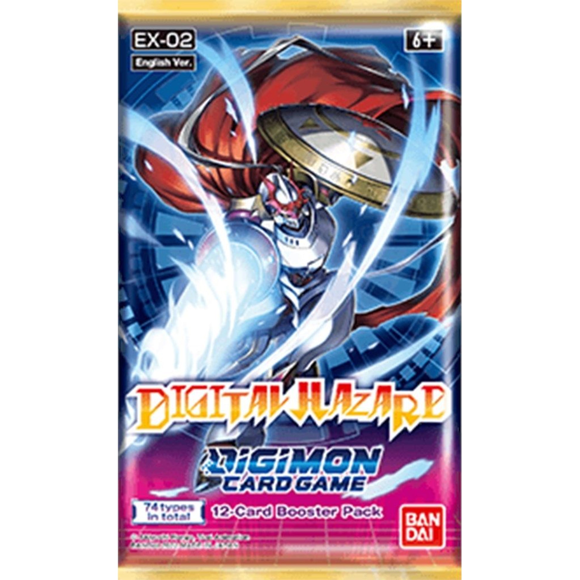 Image for Digital Hazard Booster Pack - Digimon Card Game