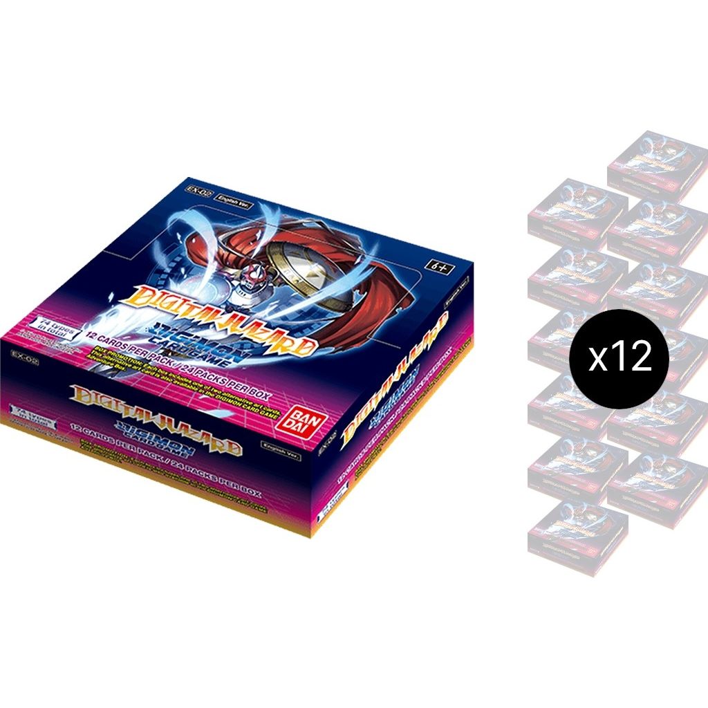 Image for Digital Hazard Booster Box Case - Digimon Card Game