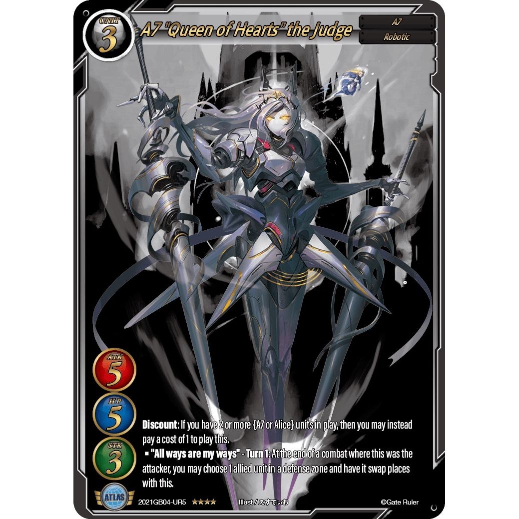 Image for A7 "Queen of Hearts" the Judge (Uber Rare) (2021GB04-UR5) - Gate Ruler
