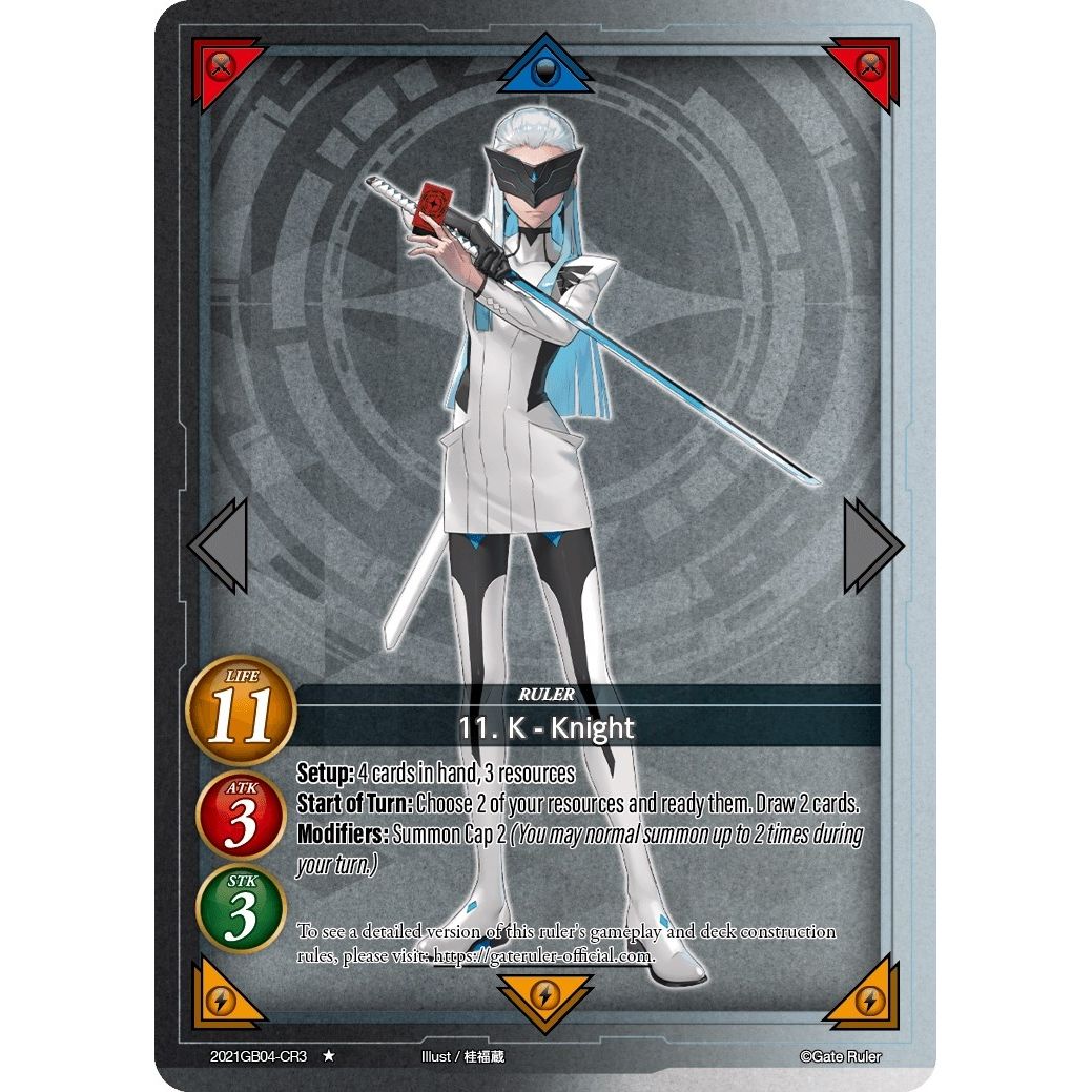 Image for 11. K - Knight (CR3) (2021GB04-CR3) - Gate Ruler
