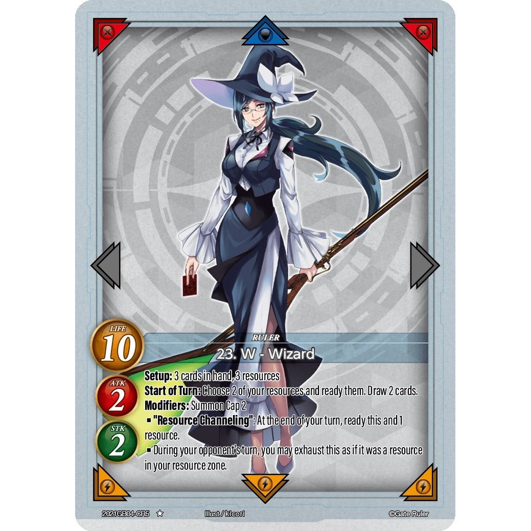 Image for 23. W - Wizard (CR5) (2021GB04-CR5) - Gate Ruler