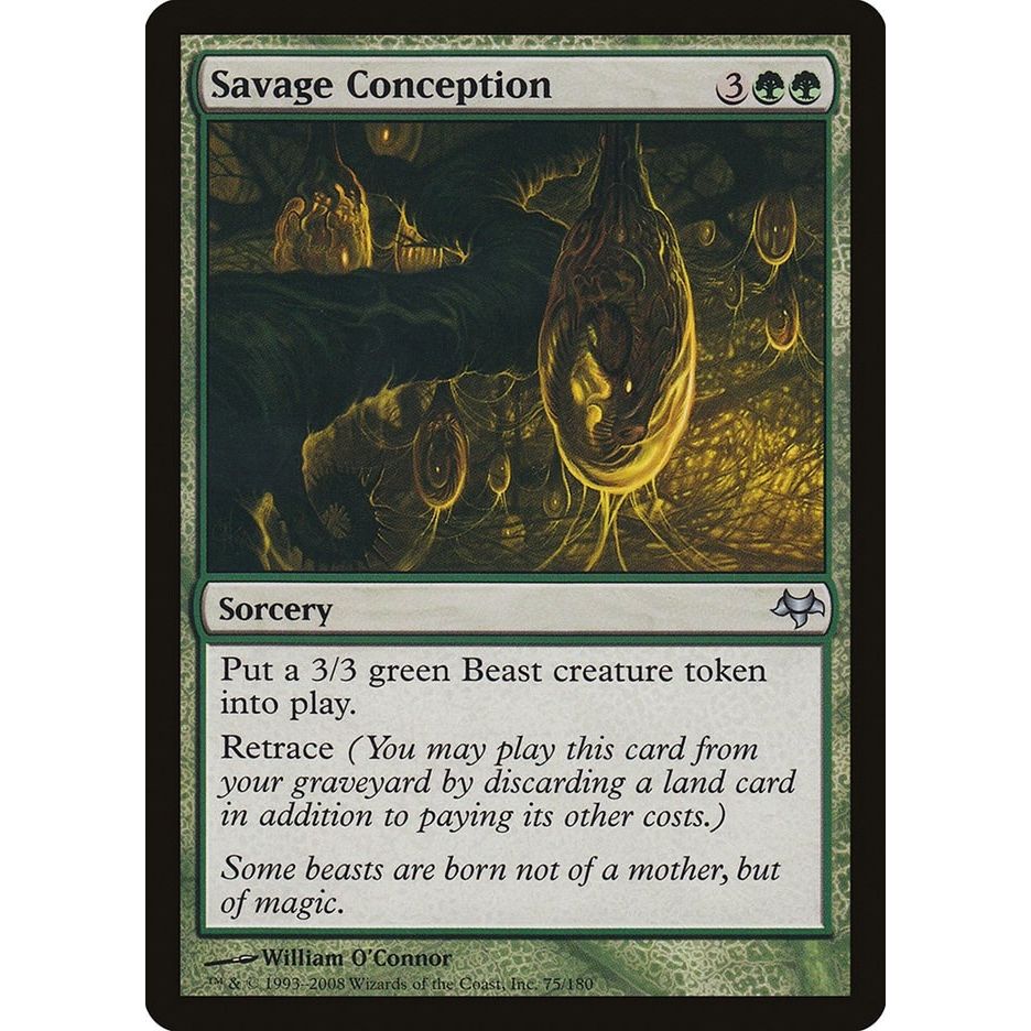 Image for Savage Conception (75) (EVE) - Magic: The Gathering