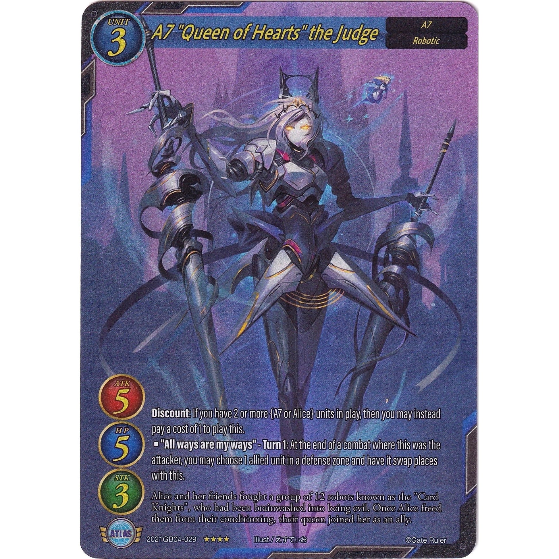 Image for A7 "Queen of Hearts" the Judge (Full Art) (2021GB04-029) - Gate Ruler