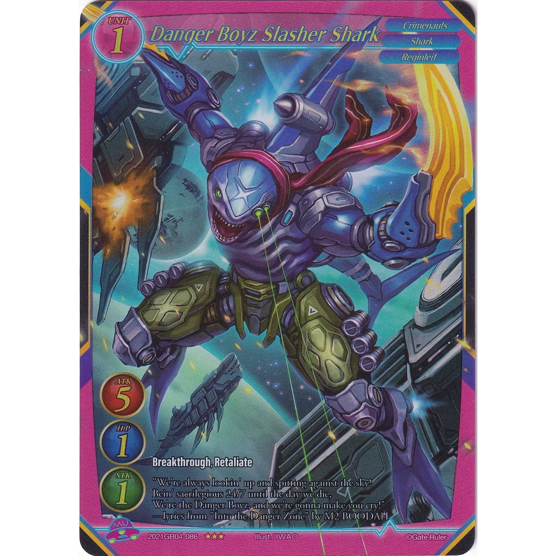 Image for Danger Boyz Slasher Shark (Extended Art) (2021GB04-086) - Gate Ruler