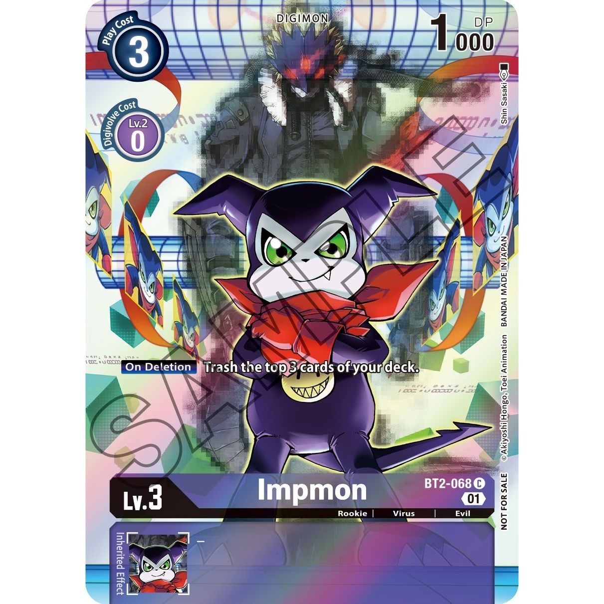 Image for Impmon (Tamer's Card Set 1) (BT2-068 C) (BT01-03A) - Digimon Card Game