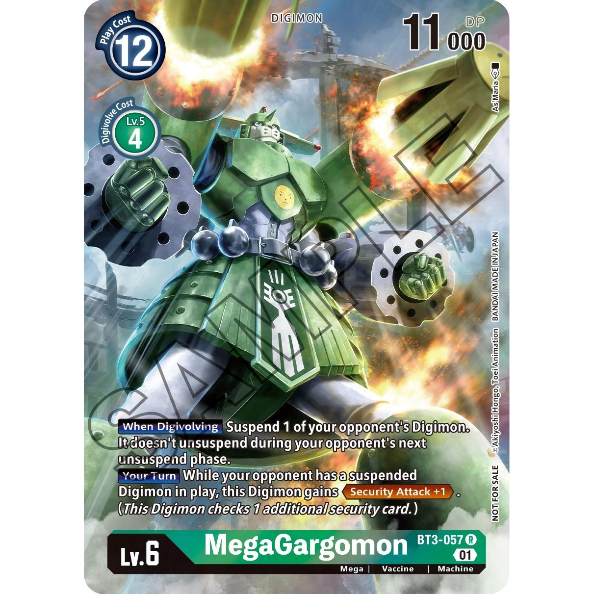 Image for MegaGargomon (Tamer's Card Set 1) (BT3-057 R) (BT01-03A) - Digimon Card Game