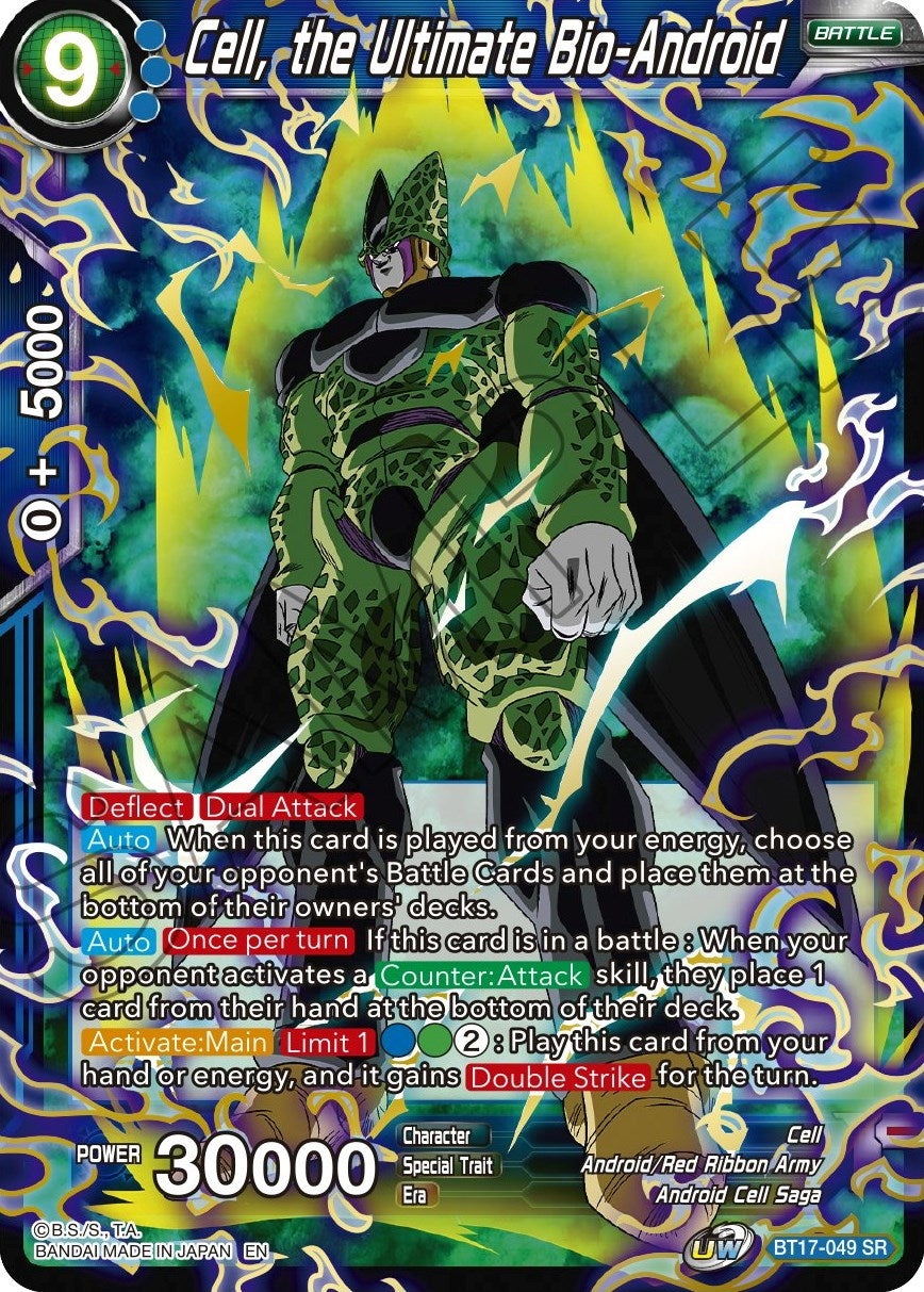 Image for Cell, the Ultimate Bio-Android (BT17-049) (DBS-B17) - Dragon Ball Super: Masters