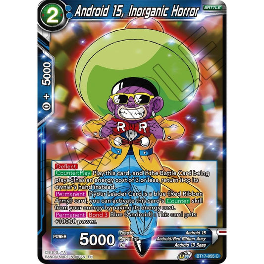 Image for Android 15, Inorganic Horror (BT17-055) (DBS-B17) - Dragon Ball Super: Masters
