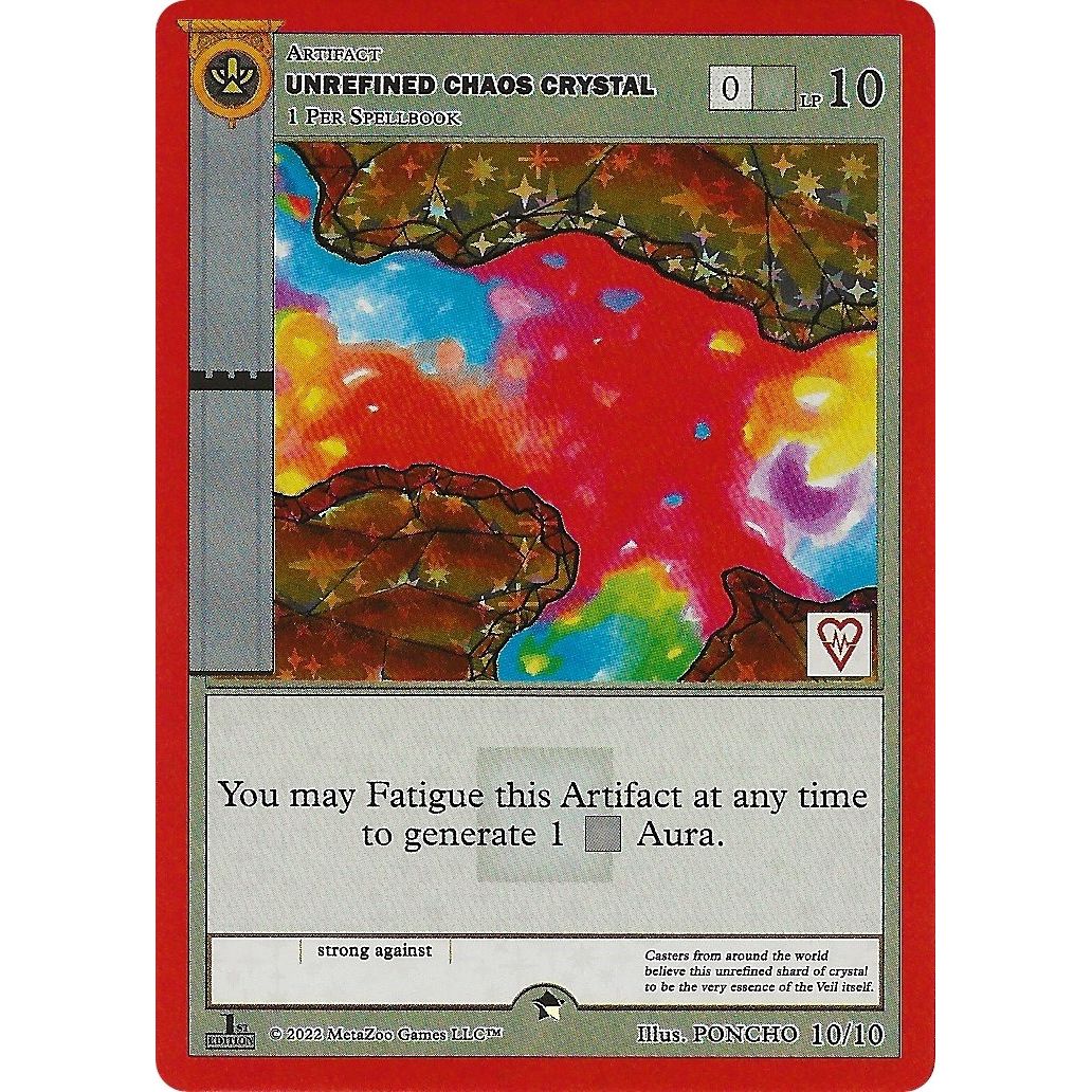 Image for Unrefined Chaos Crystal (10/10) (REV) - MetaZoo
