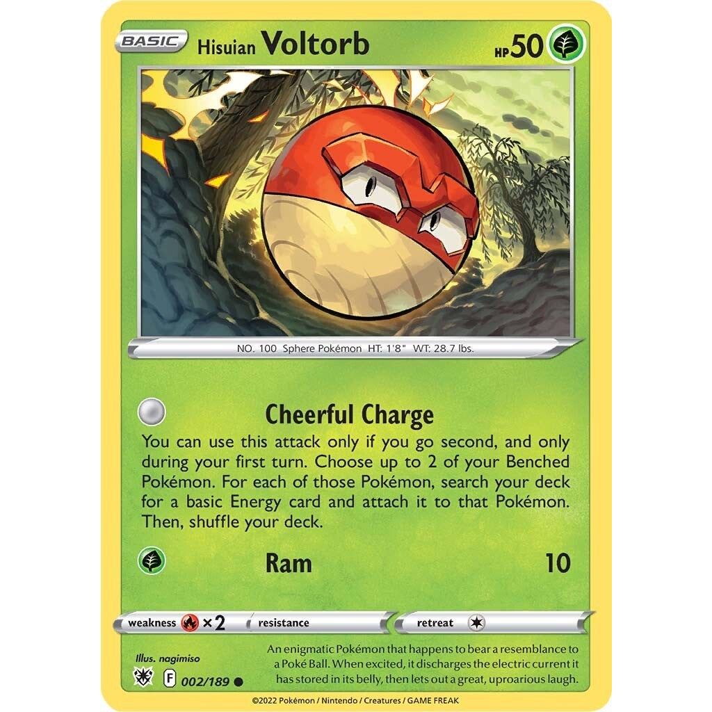 Image for Hisuian Voltorb (002/189) (SWSH10) - Pokemon