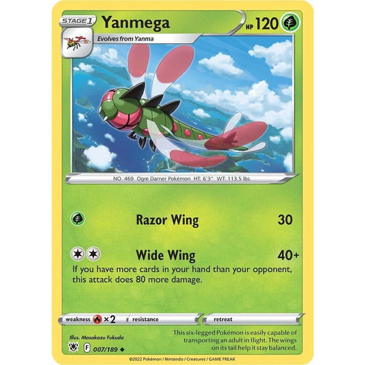 Image for Yanmega (007/189) (SWSH10) - Pokemon