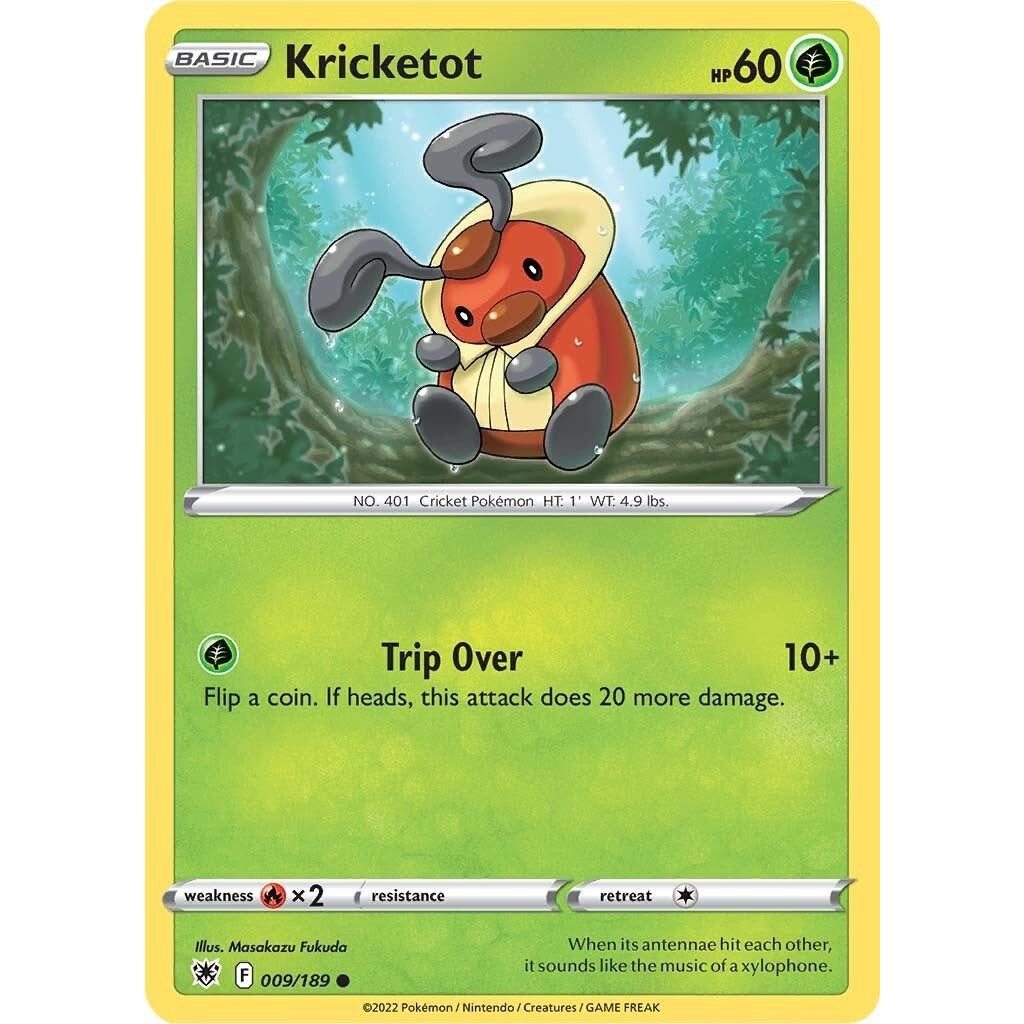 Image for Kricketot (009/189) (SWSH10) - Pokemon