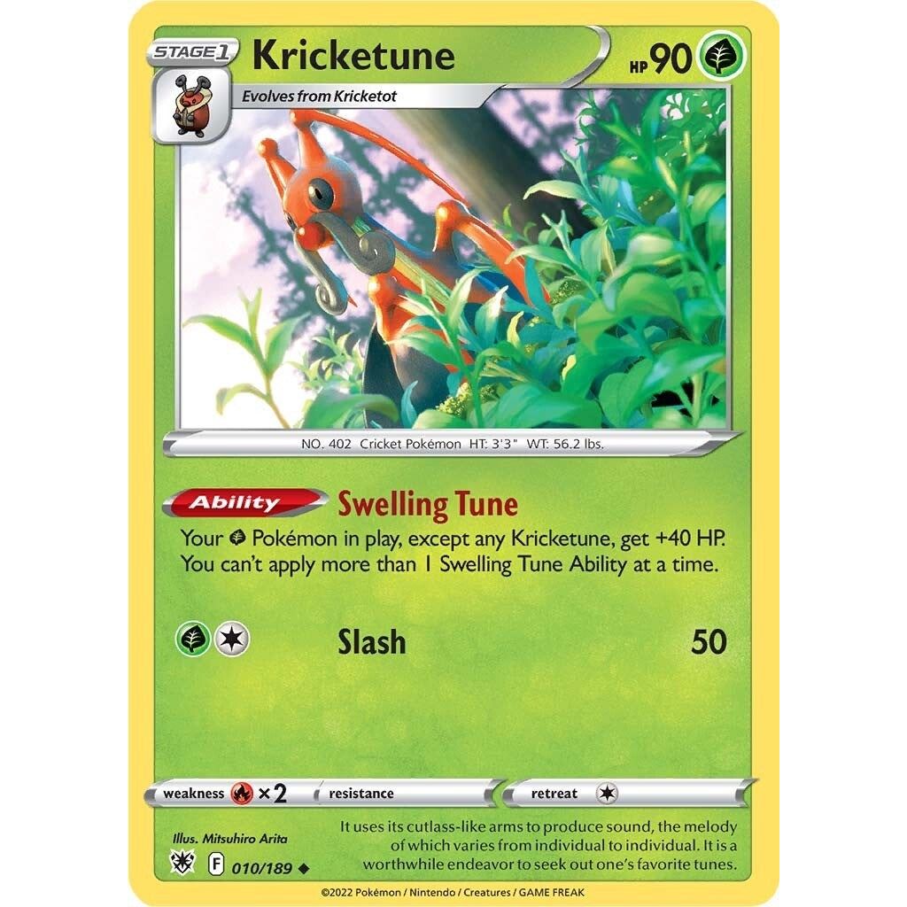 Image for Kricketune (010/189) (SWSH10) - Pokemon