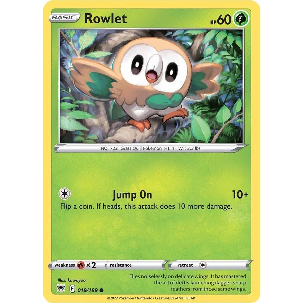 Image for Rowlet (019/189) (SWSH10) - Pokemon