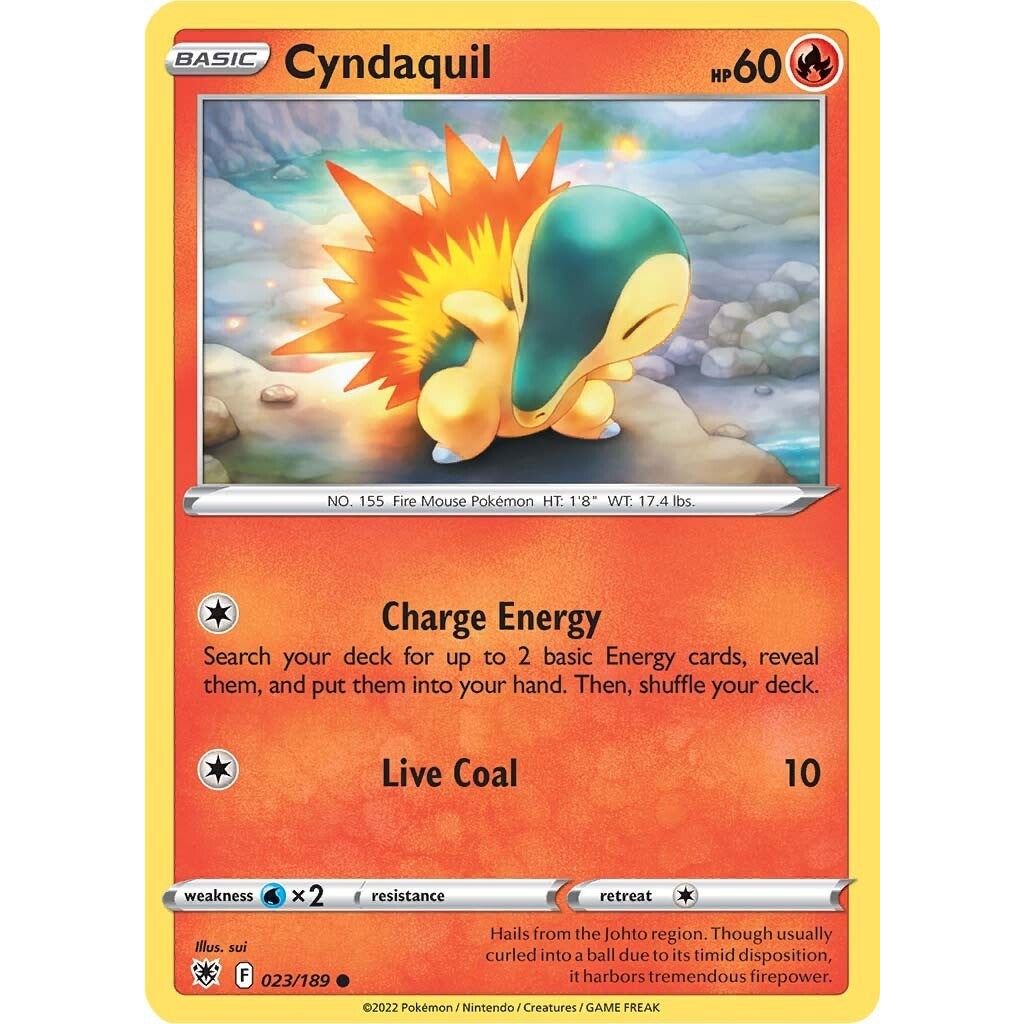 Image for Cyndaquil (023/189) (SWSH10) - Pokemon