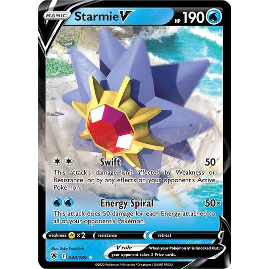 Image for Starmie V (030/189) (SWSH10) - Pokemon