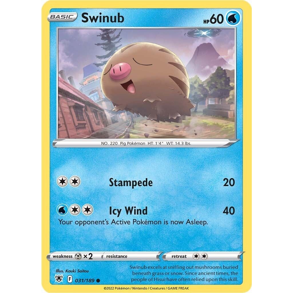 Image for Swinub (031/189) (SWSH10) - Pokemon