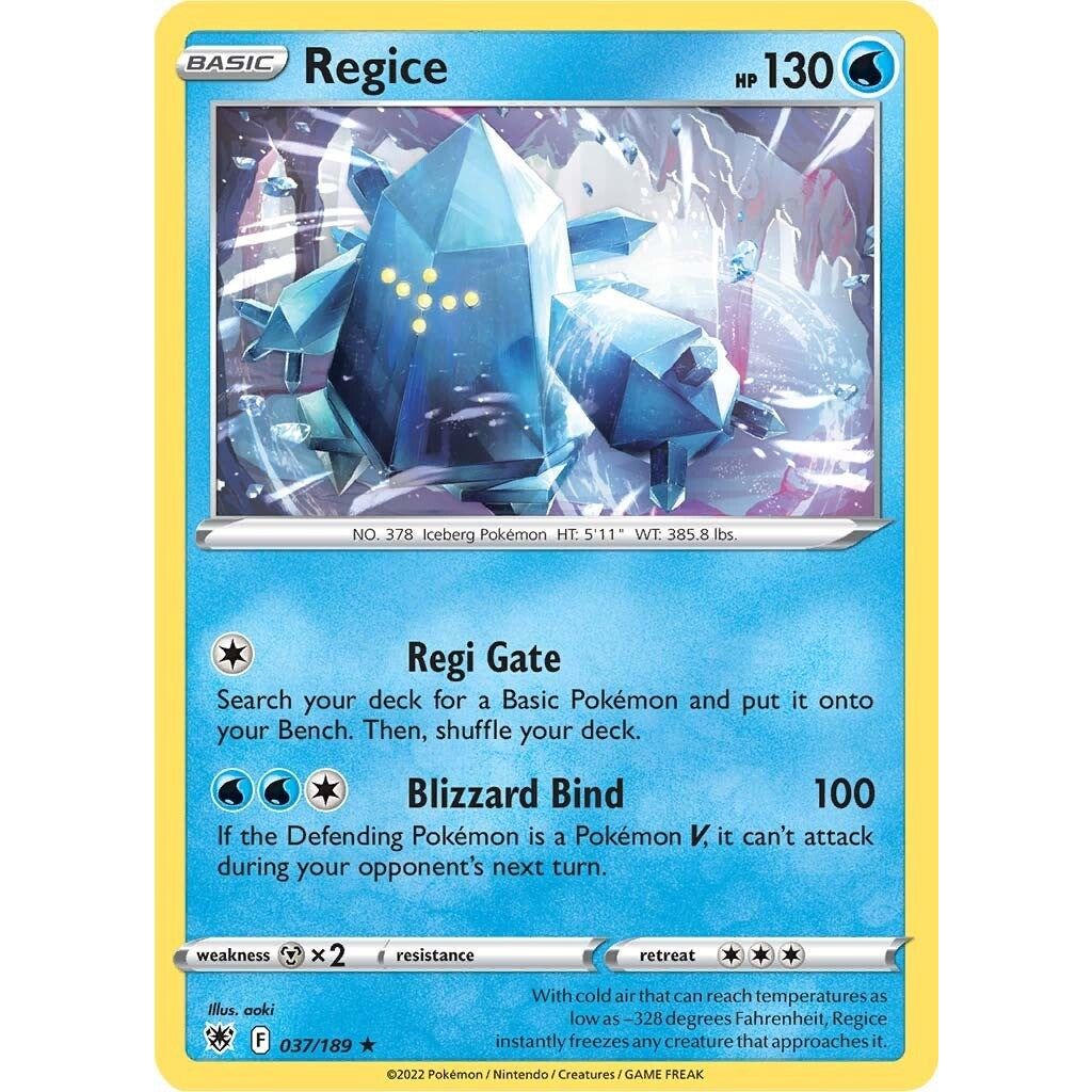 Image for Regice (037/189) (SWSH10) - Pokemon