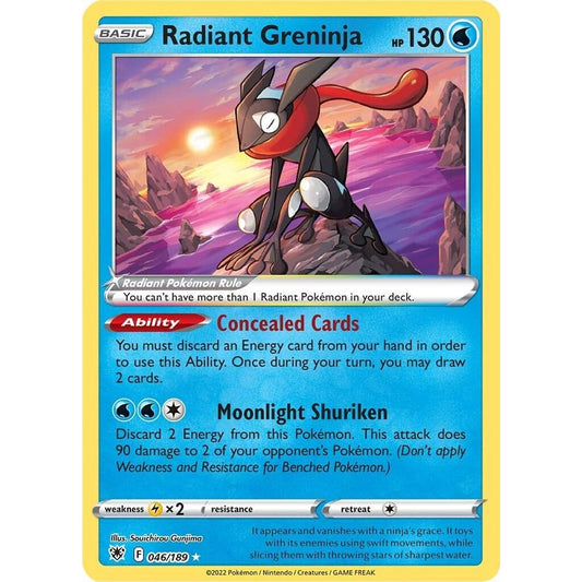 Image for Radiant Greninja (046/189) (SWSH10) - Pokemon