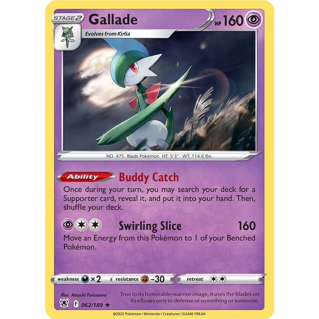 Image for Gallade (062/189) (SWSH10) - Pokemon