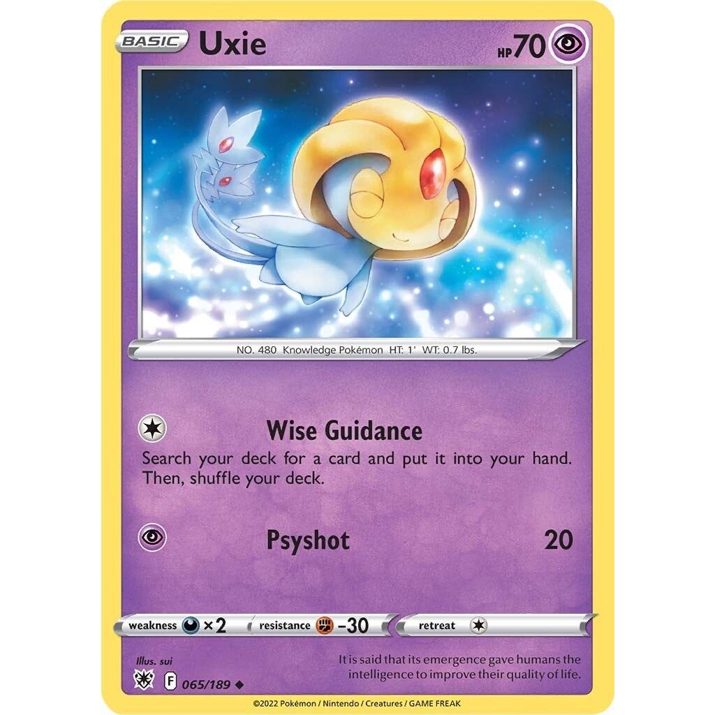 Image for Uxie (065/189) (SWSH10) - Pokemon
