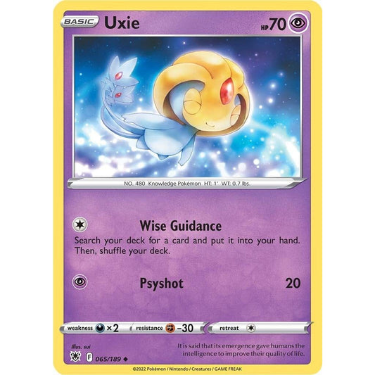 Image for Uxie (065/189) (SWSH10) - Pokemon