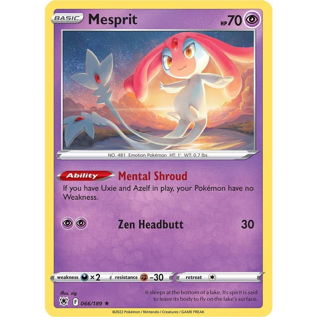 Image for Mesprit (066/189) (SWSH10) - Pokemon