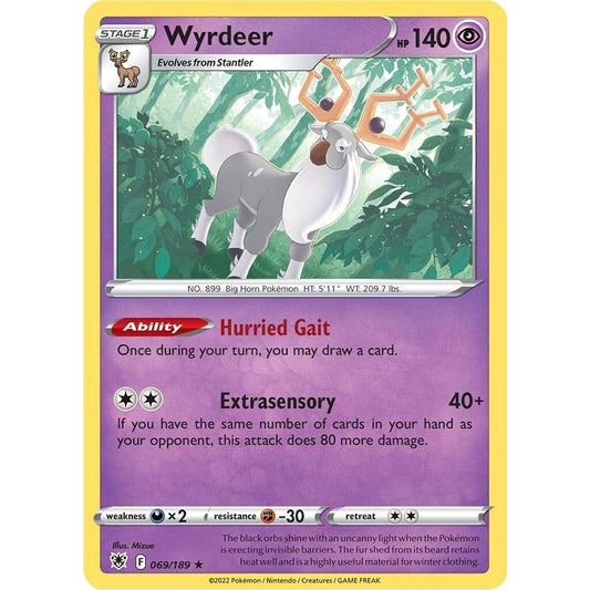 Image for Wyrdeer (069/189) (SWSH10) - Pokemon
