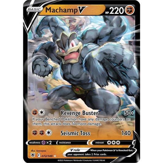 Image for Machamp V (072/189) (SWSH10) - Pokemon