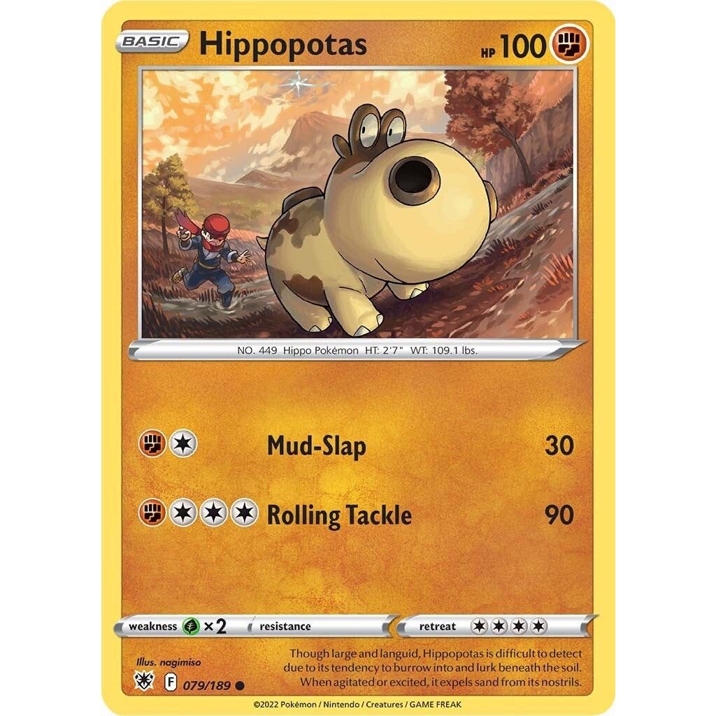 Image for Hippopotas (079/189) (SWSH10) - Pokemon