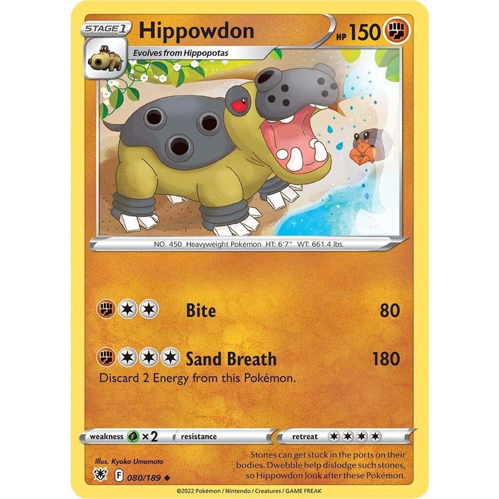 Image for Hippowdon (080/189) (SWSH10) - Pokemon