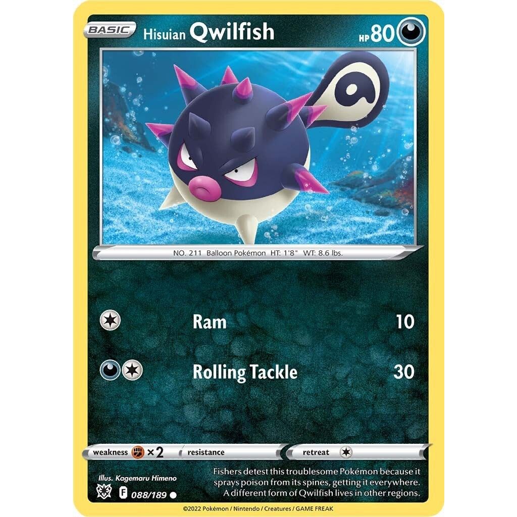 Image for Hisuian Qwilfish (88) (088/189) (SWSH10) - Pokemon