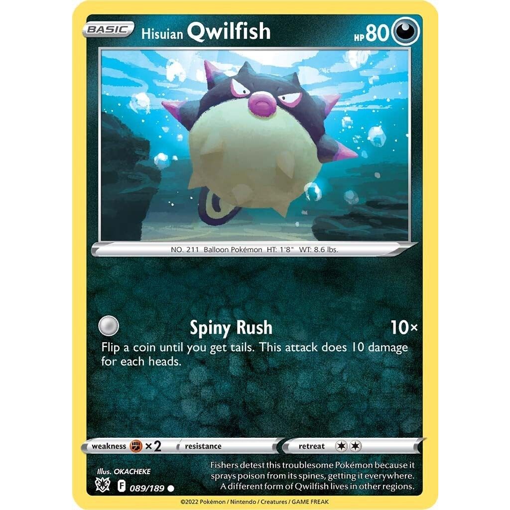 Image for Hisuian Qwilfish (89) (089/189) (SWSH10) - Pokemon