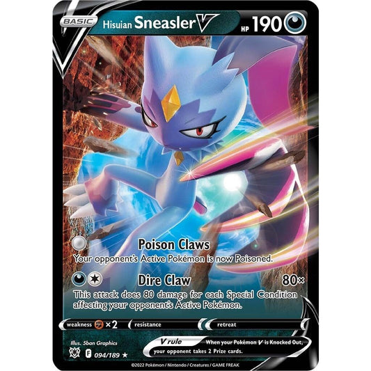 Image for Hisuian Sneasler V (094/189) (SWSH10) - Pokemon
