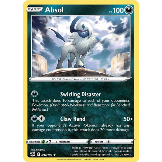 Image for Absol (097/189) (SWSH10) - Pokemon