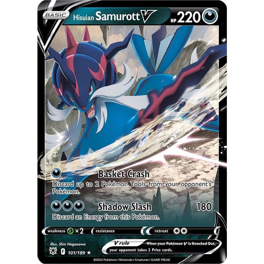 Image for Hisuian Samurott V (101/189) (SWSH10) - Pokemon