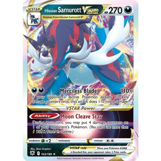 Image for Hisuian Samurott VSTAR (102/189) (SWSH10) - Pokemon