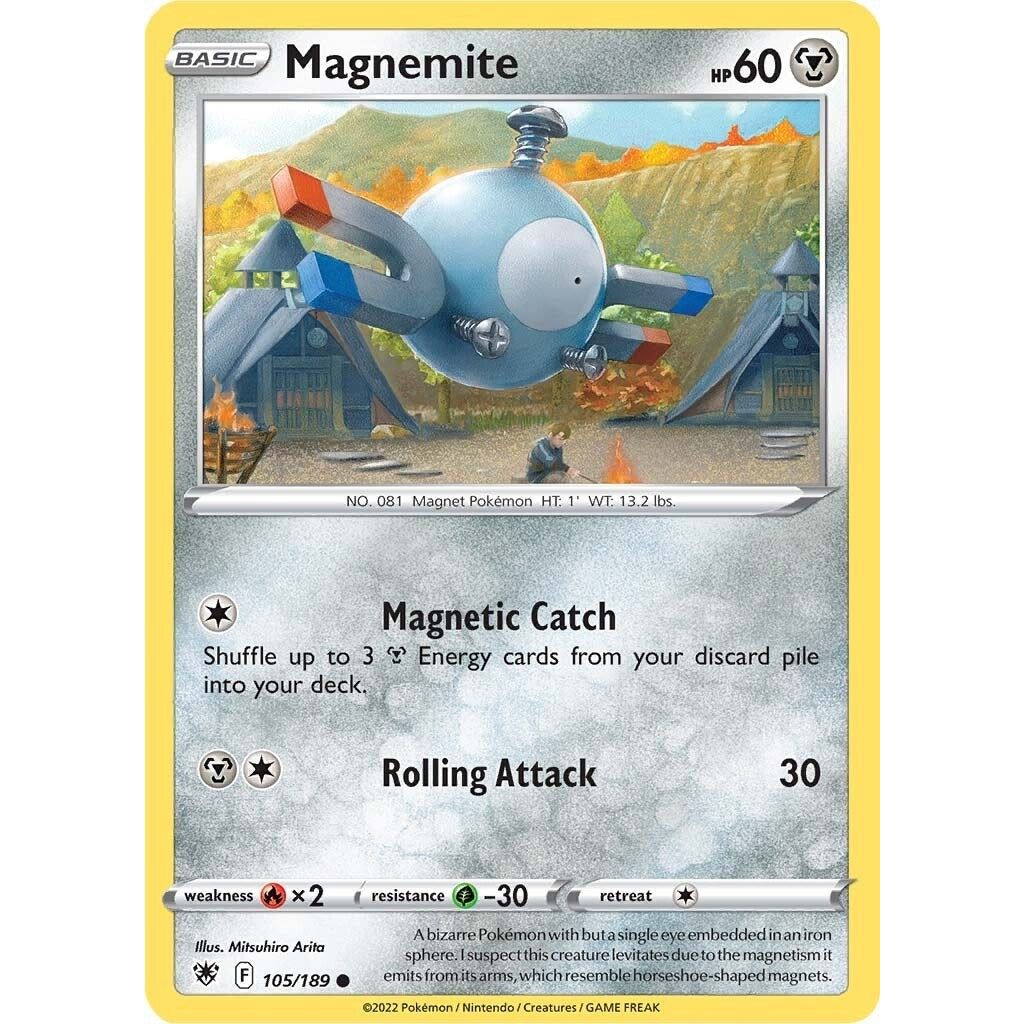 Image for Magnemite (105/189) (SWSH10) - Pokemon
