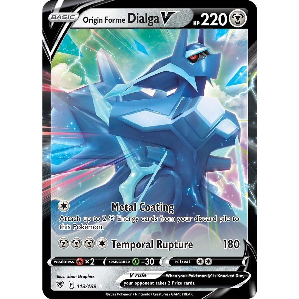 Image for Origin Forme Dialga V (113/189) (SWSH10) - Pokemon