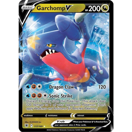 Image for Garchomp V (117/189) (SWSH10) - Pokemon